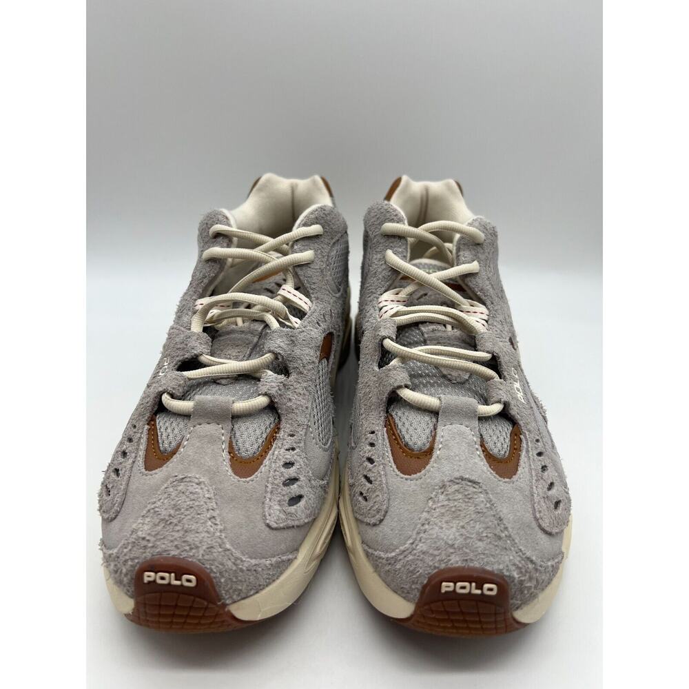 Polo Ralph Lauren Modern Trainer 100 Gray Size 10 NEW - Picture 10 of 12